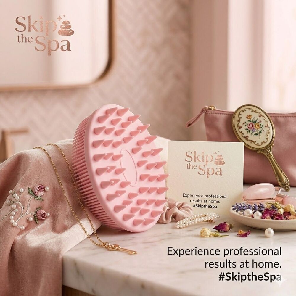 Skip the Spa Scalp Massager & Body Brush
